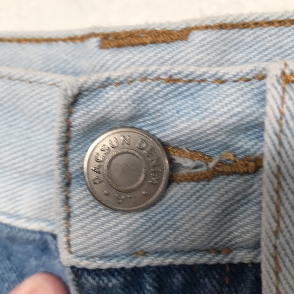 ☀️PACSUN JEAN SHORTS (23Wx10.5L) SZ 23 NWOT EXCELLENT CONDITION! - Picture 2 of 7